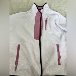 American eagle fleece button up jacket